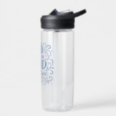Whimsisches Gut ist gute Typografie Trinkflasche (Links)