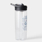 Whimsisches Gut ist gute Typografie Trinkflasche (Rechts)