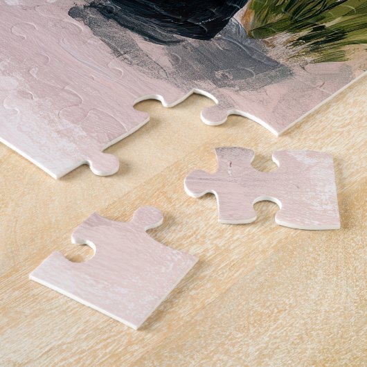 Whimsisches Halloween-Buch Lover Ghost Black Cats Puzzle (Seite)