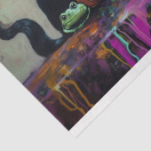 Whimsisches Halloween-Dekoupage Seidenpapier (Ausschnitt)