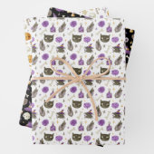 Whimsisches Halloween-Geschenkpapier 3 Pack Geschenkpapier Set (Beispiel)