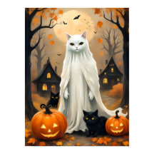 Whimsisches Halloween Night - Ghoful Cat