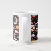 Whimsisches Halloween Night Sky Muster Jumbo-Tasse (Rückseite)