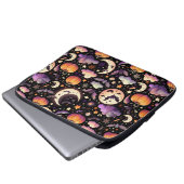 Whimsisches Halloween Night Sky Muster Laptopschutzhülle (Vorne Knopf)