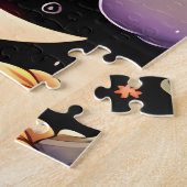 Whimsisches Halloween Night Sky Muster Puzzle (Seite)