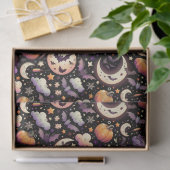 Whimsisches Halloween Night Sky Muster Seidenpapier (Geschenk)