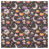 Whimsisches Halloween Night Sky Muster Stoff (Muster)