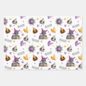 Whimsisches Halloween-Set von 3 Geschenkpapier Set (Vorderseite)