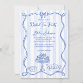 Whimsisches handgezogenes Bugbridal-Party Einladung (Vorderseite)