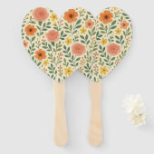 Whimsisches Herbstblutmuster Fächer (Vorne und Hinten)