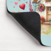 Whimsisches Herzklopftheater Kunst Mousepad (Ecke)