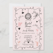 Whimsisches Illustriertes Brautparty Einladung (Vorderseite)