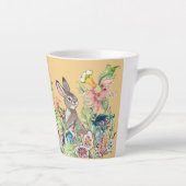 Whimsisches Kaninchen Gold Chinoiserie Bunny Milchtasse (Rechts)