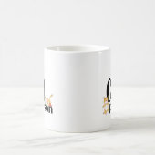 Whimsisches Kätzchen Katzenperson Kaffeetasse (Mittel)