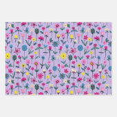 Whimsisches Kids-Muster Geschenkpapier Set (Vorderseite)