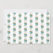 Whimsisches Kinderzimmer und Mama Ankündigung (Rückseite)