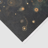 Whimsisches kosmisches Gold Goddess Fantasy Dekoup Seidenpapier (Ausschnitt)