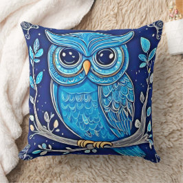 Whimsisches Kreidehuhn Kissen