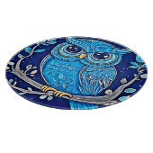 Whimsisches Kreidehuhn Schneidebrett (Ecke)