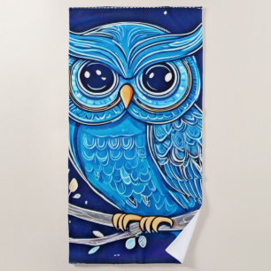 Whimsisches Kreidehuhn Strandtuch