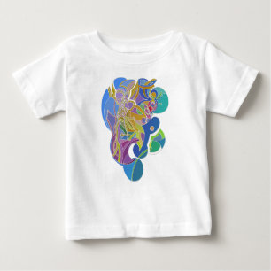 Whimsisches Kunstwerk Baby T-shirt