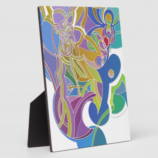 Whimsisches Kunstwerk Fotoplatte (Seite)