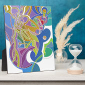 Whimsisches Kunstwerk Fotoplatte (Seite)