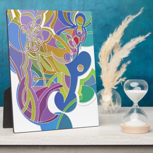 Whimsisches Kunstwerk Fotoplatte (Seite)