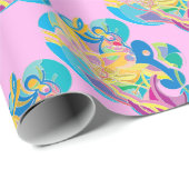 Whimsisches Kunstwerk Geschenkpapier (Rolleneckpunkt)