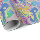 Whimsisches Kunstwerk Geschenkpapier (Rolleneckpunkt)