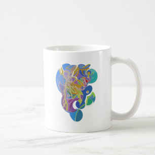 Whimsisches Kunstwerk Kaffeetasse