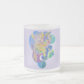 Whimsisches Kunstwerk Mattglastasse (Mittel)