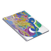 Whimsisches Kunstwerk Notizblock (Rechte Seite)