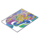 Whimsisches Kunstwerk Notizblock (Linke Seite)