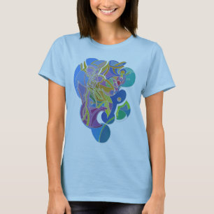 Whimsisches Kunstwerk T-Shirt