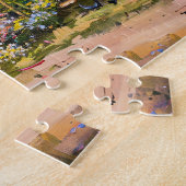 Whimsisches Küstengebiet Hütte Kernstück Puzzle (Seite)