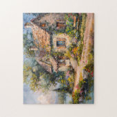 Whimsisches Küstengebiet Hütte Kernstück Puzzle (Vertikal)