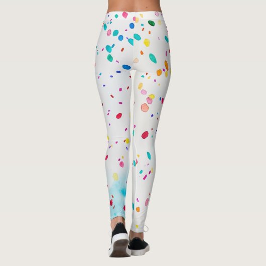 Whimsisches Leggings-Design Leggings (Rückseite)