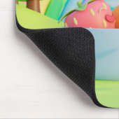 Whimsisches Märchenlandschaftsbild Mauspad (Ecke)