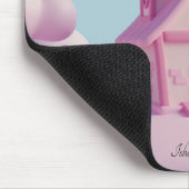 Whimsisches Märchenlandschaftsbild Mauspad (Ecke)