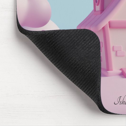 Whimsisches Märchenlandschaftsbild Mauspad (Ecke)