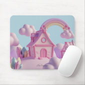 Whimsisches Märchenlandschaftsbild Mauspad (Mit Mouse)