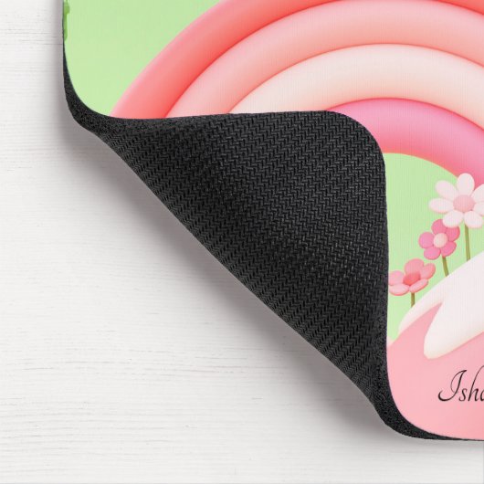 Whimsisches Märchenlandschaftsbild Mauspad (Ecke)