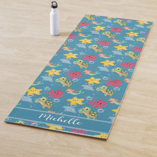 Whimsisches Mermaid-Wachtagsparty Yogamatte
