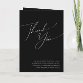 Whimsisches Minimalistisches Skript | Schwarze gek Programm (Rückseite)