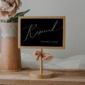 Whimsisches Minimalistisches Skript | Schwarzes Ze