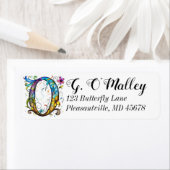 Whimsisches Monogramm O (Insitu)