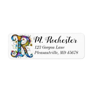 Whimsisches Monogramm R