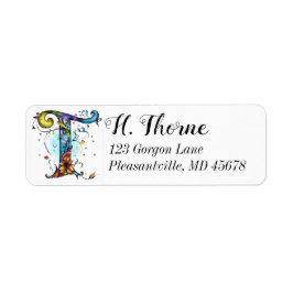 Whimsisches Monogramm T