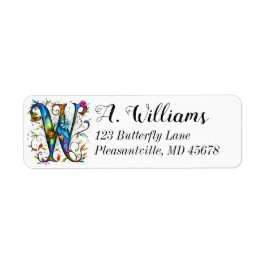 Whimsisches Monogramm W